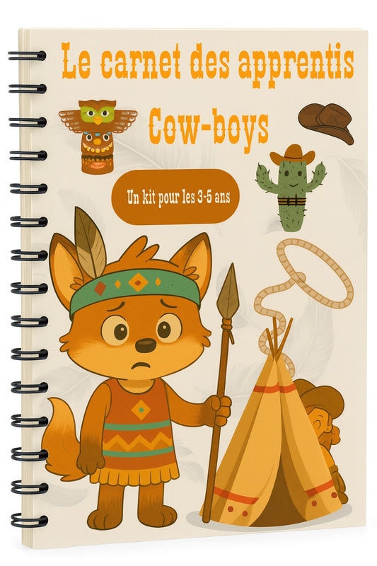 🎯 Kit d'activités – Mission Far West (3-5 ans) - Version papier