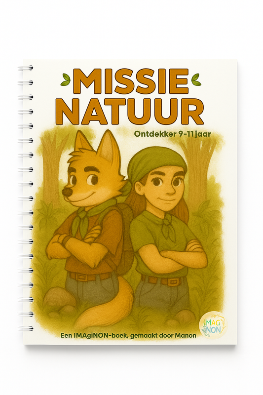 🌿 iMAgiNON Kit – Mission Nature – 9-11 jaar – Papieren versie