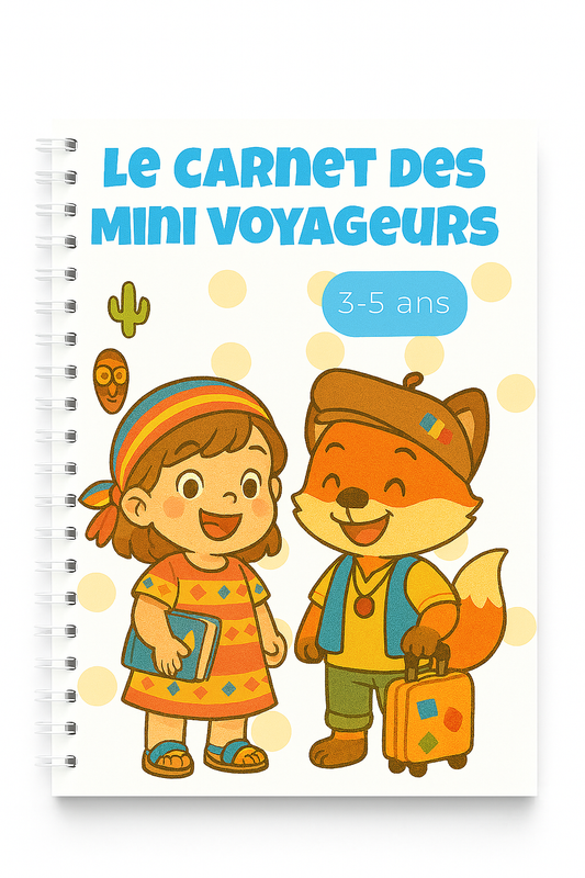 🌍 Kit d'activités - Tour du Monde (3-5 ans) - Version papier