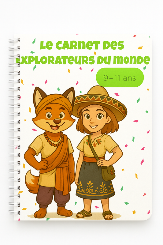 🌍 Kit d'activités - Tour du Monde (9-11 ans) - Version papier
