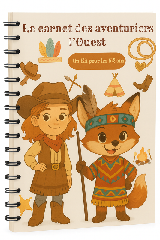 🎯 Kit d'activités – Mission Far West (6-8 ans) - Version papier