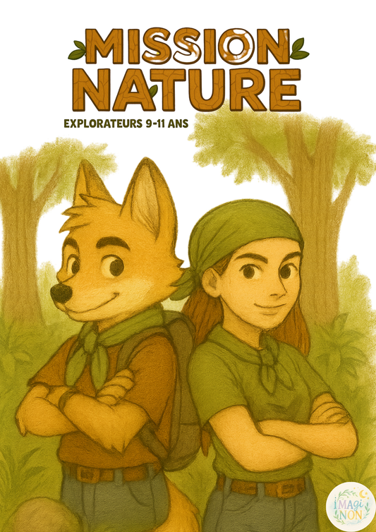 🌿 Kit d’activités à imprimer – Mission Nature (9-11 ans)