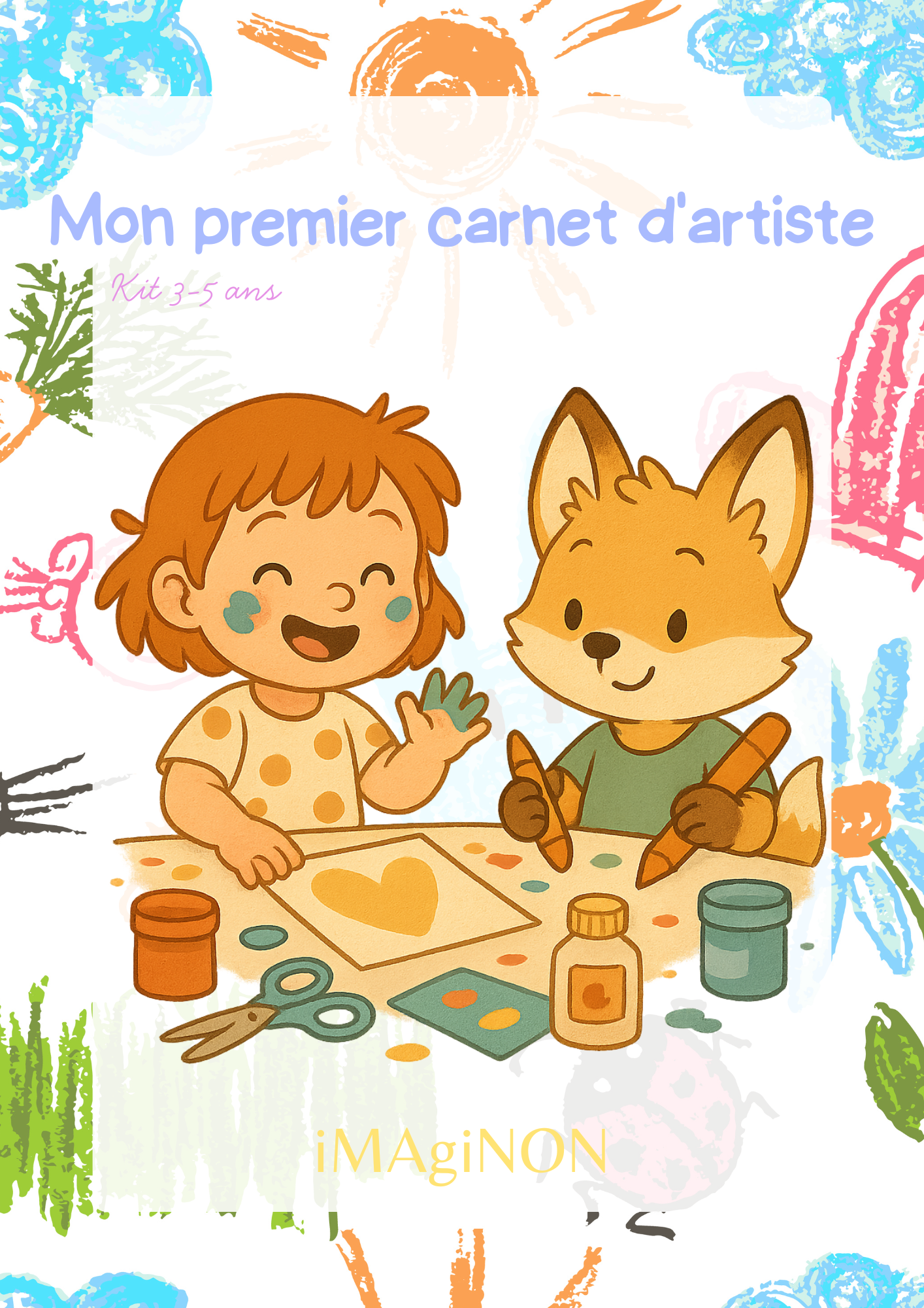 🎨 Kit d’activités à imprimer – Arts & Créations (3-5 ans)