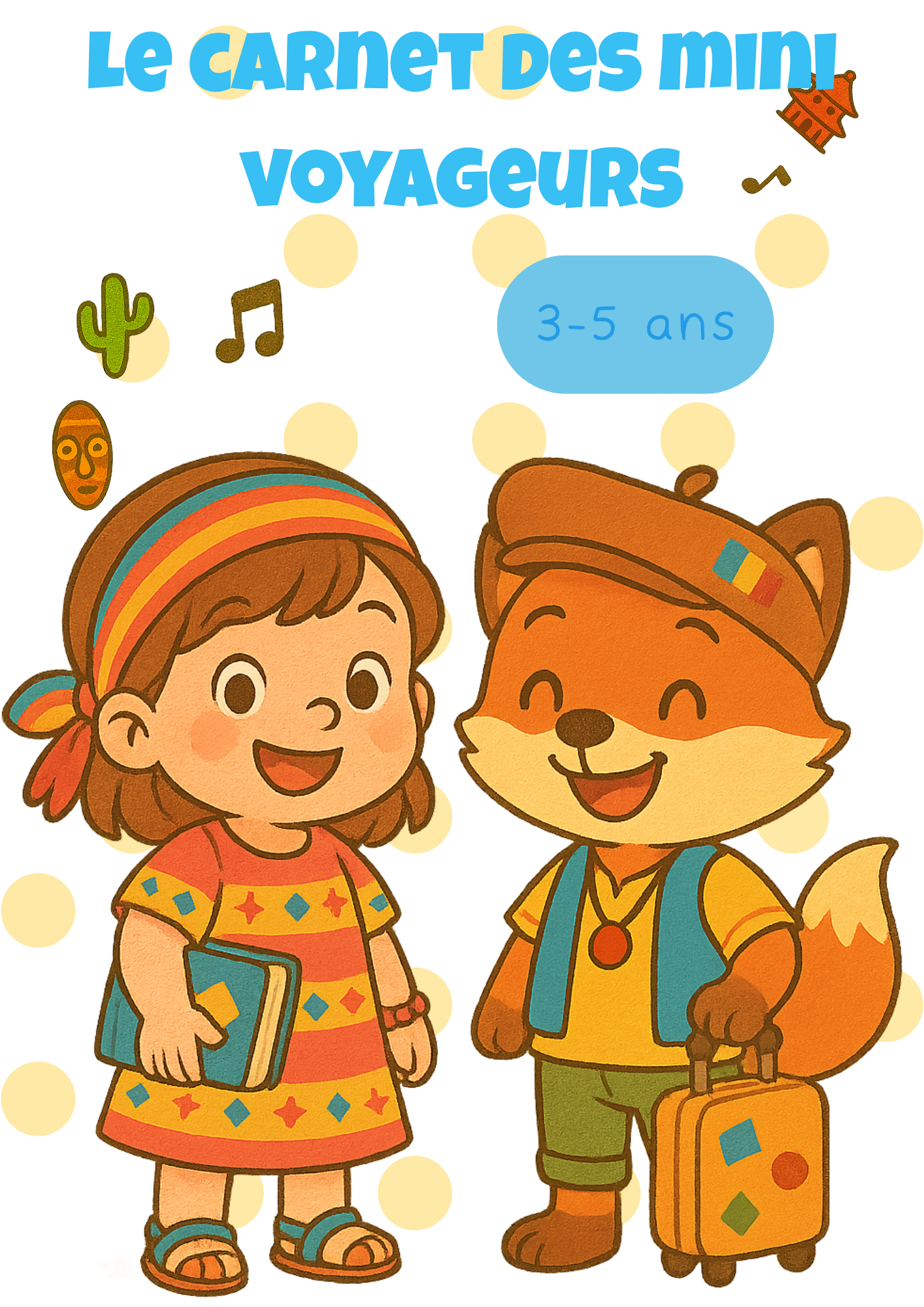 🌍 Kit d'activités à imprimer - Tour du Monde (3-5 ans)